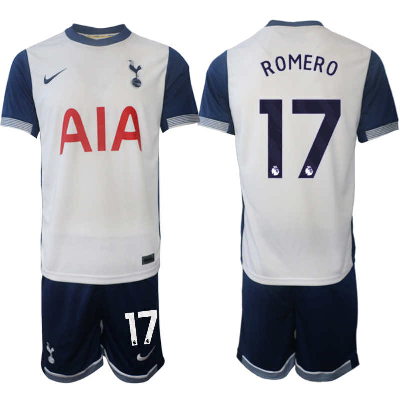 Men 2024-2025 Club Tottenham home White #17 Soccer Jersey->tottenham jersey->Soccer Club Jersey